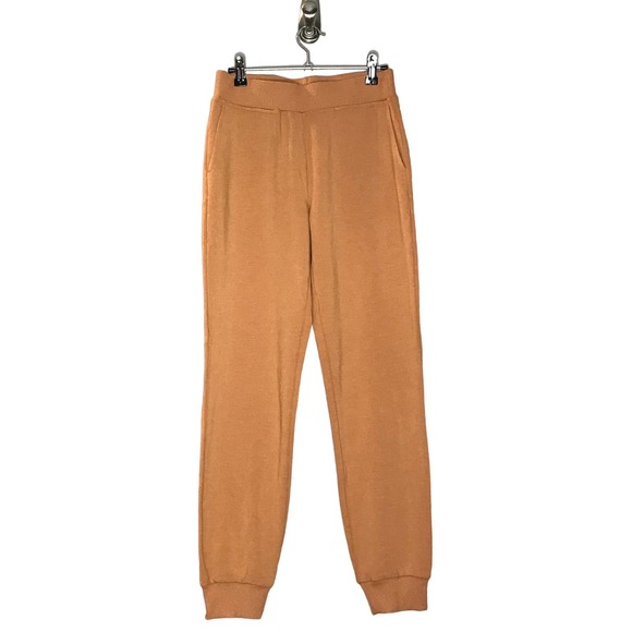 L'AGENCE Moss‎ Cotton-Blend Joggers in Caramel - Picture 3 of 7